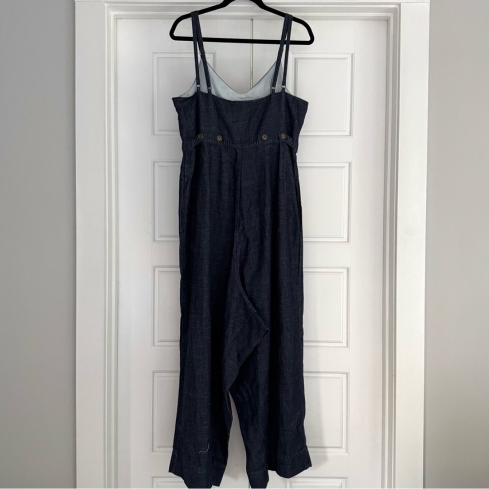 NWT! Anthropologie Pilcro Sleeveless Wide-Leg Jumpsuit - Multiple 🐢🐚 - Picture 7 of 7